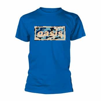 Merch Oasis: Koszulka Camo Logo Oasis (royal)