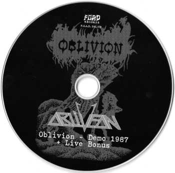 CD Obliveon: Oblivion Demo 1987 + Live Bonus
