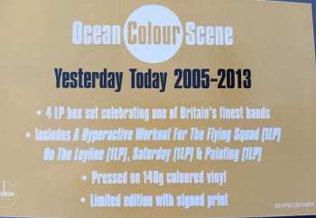 4LP/Zestaw pudełkowy Ocean Colour Scene: Yesterday Today 2005-2013 CLR | LTD