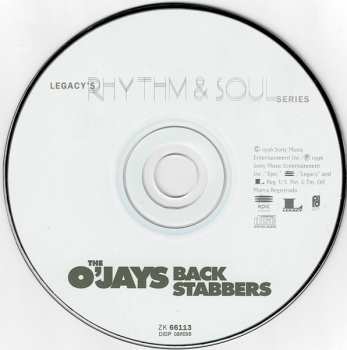 CD The O'Jays: Back Stabbers