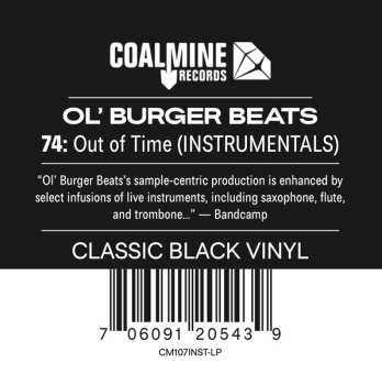 LP Ol' Burger: 74: Out Of Time (Instrumentals) LTD