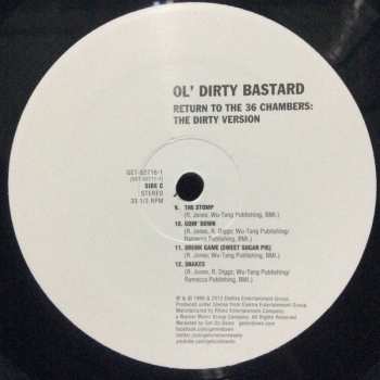 2LP Ol' Dirty Bastard: Return To The 36 Chambers: The Dirty Version