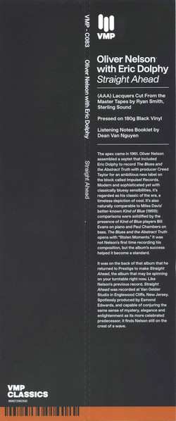 LP Eric Dolphy: Straight Ahead