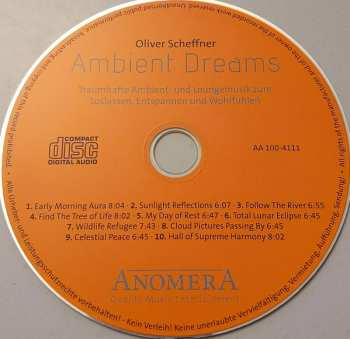 CD Oliver Scheffner: Ambient Dreams