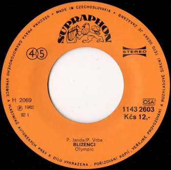 SP Olympic: Blíženci / Nic Víc