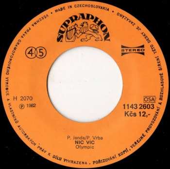 SP Olympic: Blíženci / Nic Víc