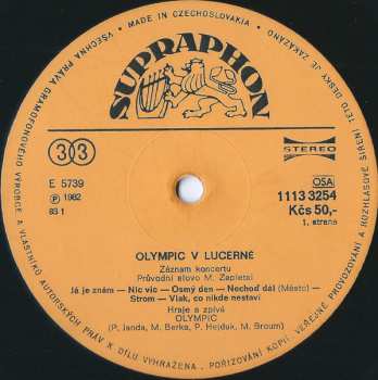 LP Olympic: V Lucerně