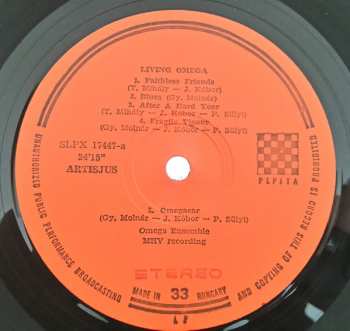 LP Omega: Élő Omega