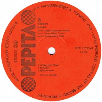 LP Omega: Omega 7: Időrabló