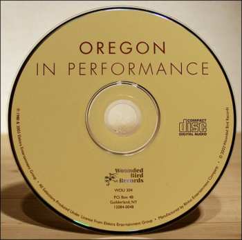CD Oregon: In Performance