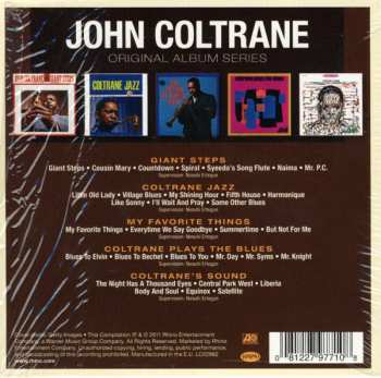 5CD/Zestaw pudełkowy John Coltrane: Original Album Series