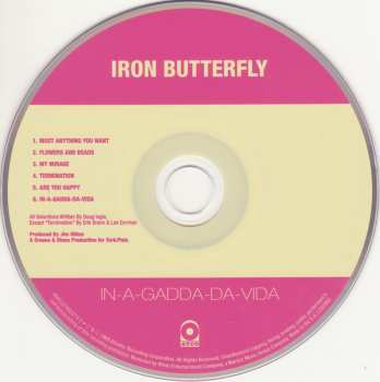 5CD/Zestaw pudełkowy Iron Butterfly: Original Album Series