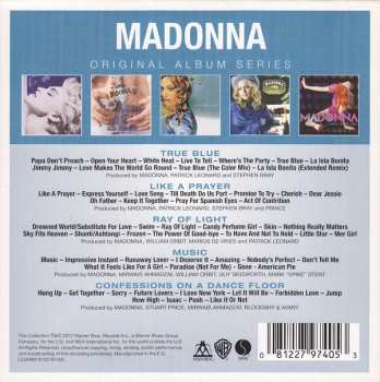 5CD/Zestaw pudełkowy Madonna: Original Album Series