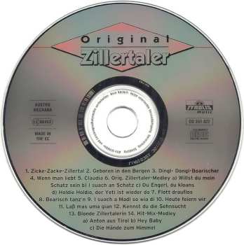 CD Die Original Zillertaler: Zicke Zacke Zillertal