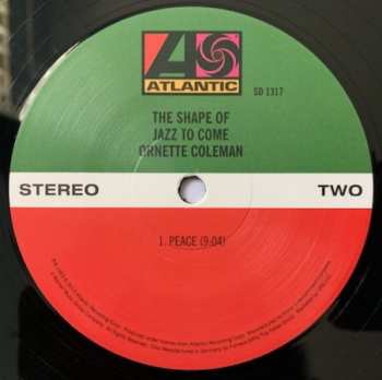 2LP Ornette Coleman: The Shape Of Jazz To Come