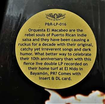 2LP Orquesta El Macabeo: Décimo Aniversario En Vivo En El Nido LTD