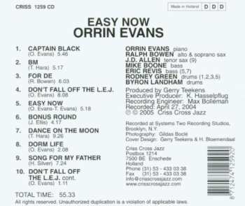 CD Orrin Evans: Easy Now