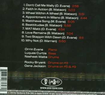 CD Orrin Evans: Faith In Action