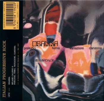 CD Osanna: Preludio Tema Variazioni Canzona