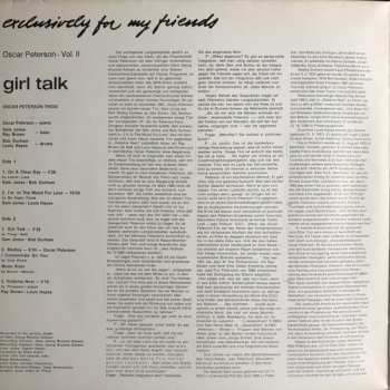 LP Oscar Peterson: Girl Talk