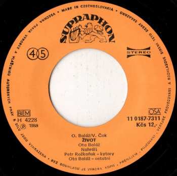 SP Ota Baláž: Cesta Rájem ● Život