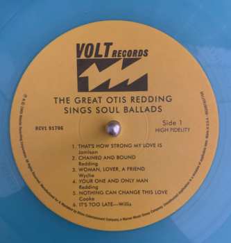 LP Otis Redding: The Great Otis Redding Sings Soul Ballads LTD | CLR