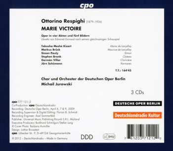 3CD/Zestaw pudełkowy Ottorino Respighi: Marie Victoire