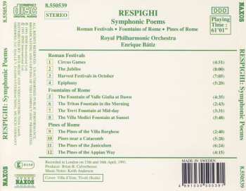CD The Royal Philharmonic Orchestra: Symphonic Poems: Roman Festivals • Pines Of Rome • Fountains Of Rome