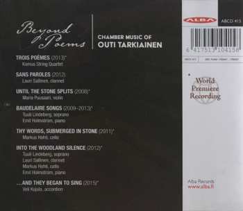 CD Outi Tarkiainen: Beyond Poems: Chamber Music Of Outi Tarkiainen