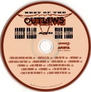 CD Outlaws: Best Of The Outlaws: Green Grass And High Tides