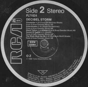 LP Oz: Decibel Storm