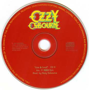 2CD Ozzy Osbourne: Bark At The Moon / Live & Loud