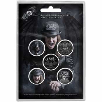 Merch Ozzy Osbourne: Zestaw Odznak Ordinary Man
