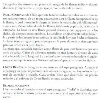 CD Pablo Cárcamo: Harp & Flutes From The Andes