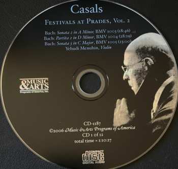 12CD/Zestaw pudełkowy Pablo Casals: Casals Festivals At Prades, Vol. 2 