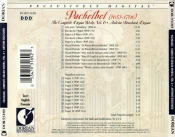 CD Johann Pachelbel: The Complete Organ Works Volume 6
