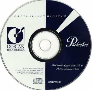 CD Johann Pachelbel: The Complete Organ Works Volume 6