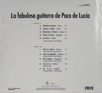 LP Paco De Lucía: La Fabulosa Guitarra De Paco De Lucía
