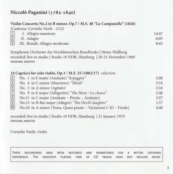 CD Niccolò Paganini: Concerto #2 . 7 Capricci
