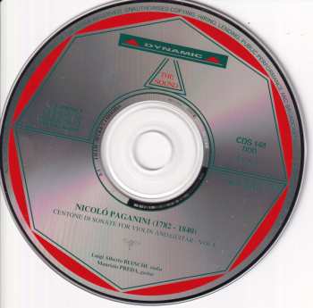 3CD/Zestaw pudełkowy Niccolò Paganini: Centone Di Sonate For Violin And Guitar - Complete Edition