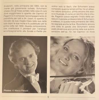 CD Niccolò Paganini: 24 Capricci Op.1 (Piano Accompaniment By R. Schumann)