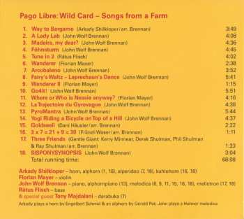 CD Pago Libre: Wild Card – Songs From A Farm