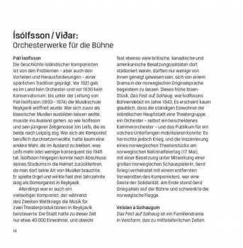 SACD Iceland Symphony Orchestra: Icelandic Works For The Stage