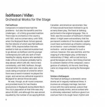 SACD Iceland Symphony Orchestra: Icelandic Works For The Stage