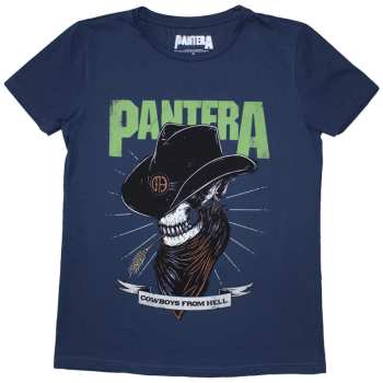Merch Pantera: Pantera Ladies T-shirt: Skeleton Cowboy (small) S