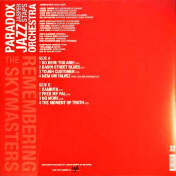 LP Paradox Jazz Orchestra: Remembering The Skymasters LTD | CLR
