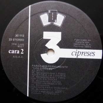LP Paralisis Permanente: Los Singles - White Vinyl
