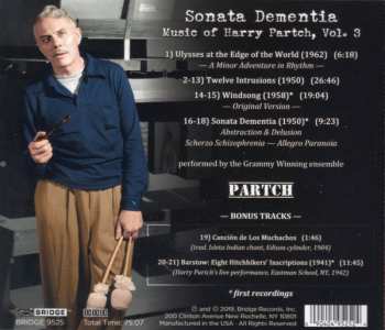CD Harry Partch: Sonata Dementia
