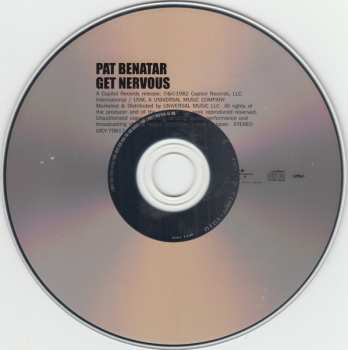 CD Pat Benatar: Get Nervous = ゲット・ナーヴァス LTD