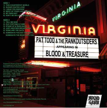LP Pat Todd & The Rankoutsiders: Blood & Treasure